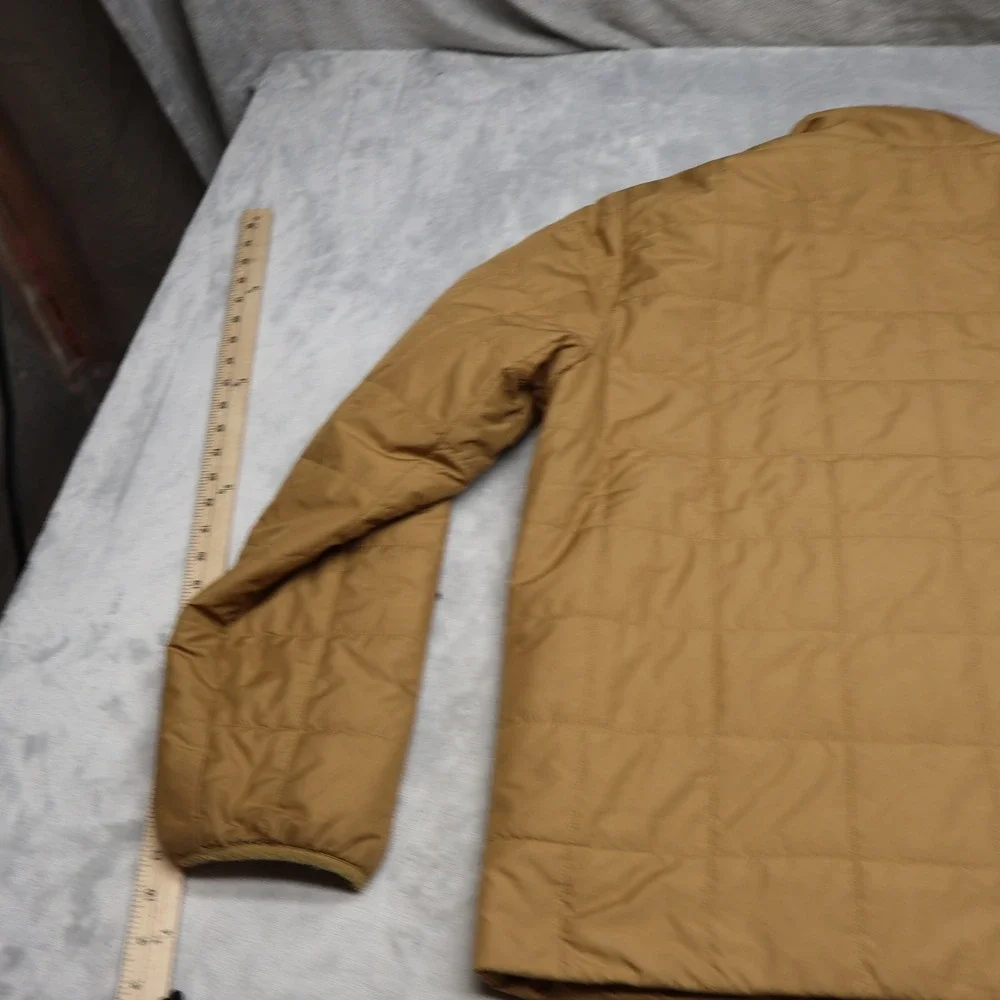 North Face Junction Jacket Mens Large Brown Insulated Hiking Quilted Puffer Warm